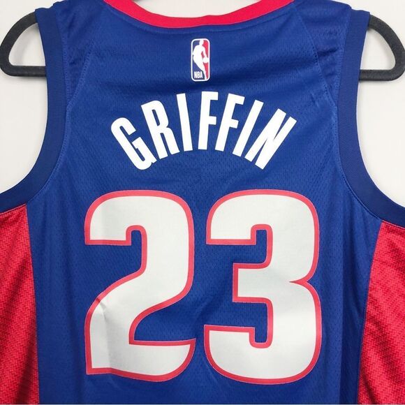 NIKE | NEW Detroit Pistons 23 Blake Griffin Motor City Jersey Men’s Size Large - Picture 10 of 11
